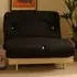 Brooklyn Single Sleeper Futon Base and Mattress - Black