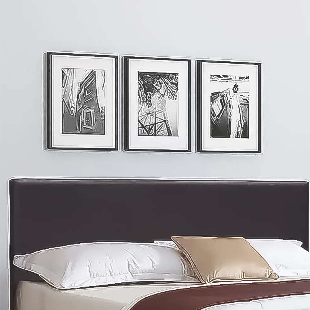 Brooklyn Single Sleigh Bed Frame - Brown, Faux Leather