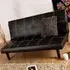 Brooklyn Single Sofa Bed - Black, Faux Leather
