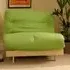 Brooklyn Small Double Sleeper Futon Base and Mattress - Green