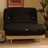 Brooklyn Small Single Sleeper Futon Base and Mattress - Black