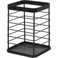 Brooklyn Square Utensil Holder - Black