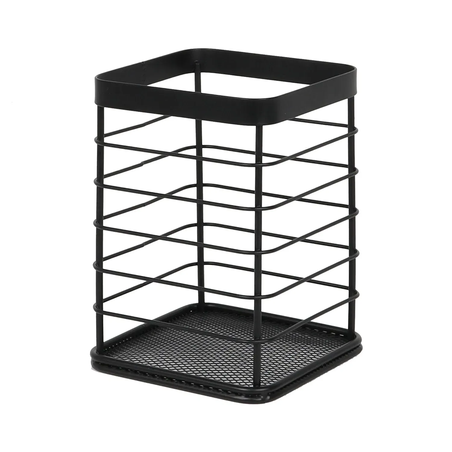 Brooklyn Square Utensil Holder - Black