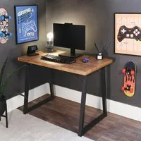 Brunel Desk - Brown, Steel