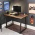 Brunel Desk - Brown, Steel