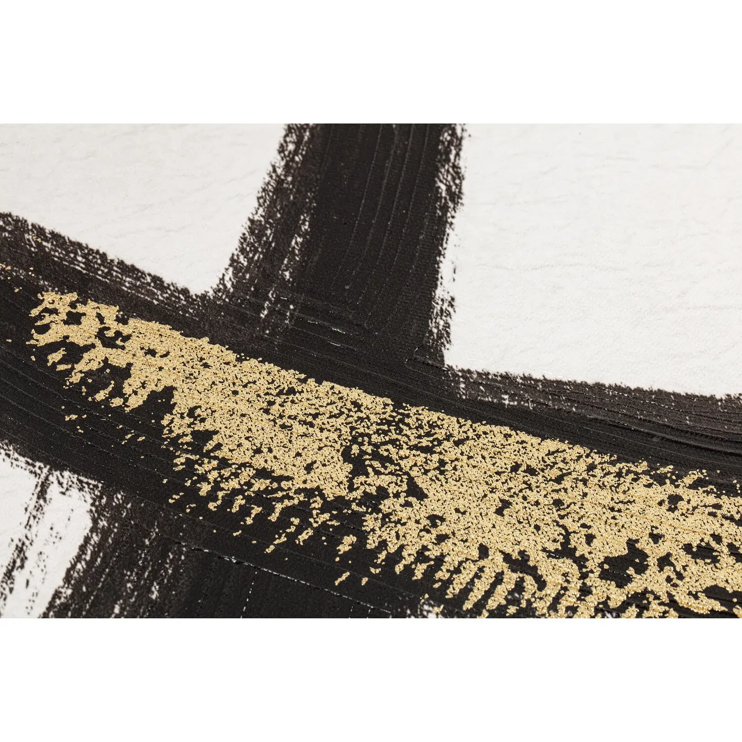 Brushstroke Wall Art - Gold Foil