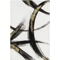 Brushstroke Wall Art - Gold Foil