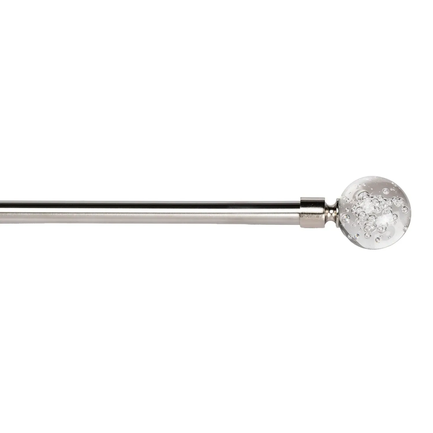 Bubble 120-210cm Extendable Curtain Pole - Steel image