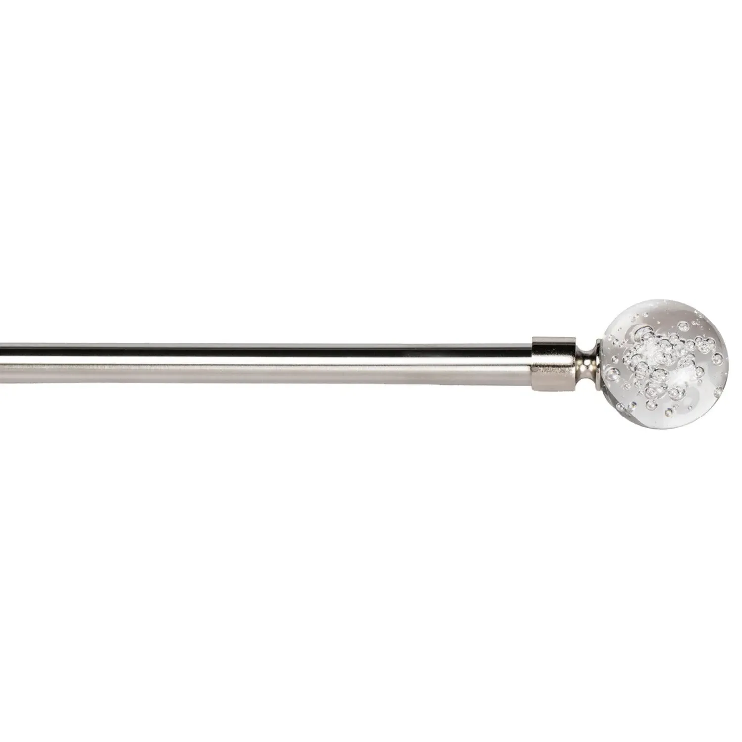 Bubble 210-360cm Extendable Curtain Pole - Steel