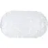 Bubbles Round PVC Bath Mat - Clear