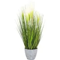 Bulrush Artificial Plant - Grey