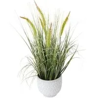 Bulrush Artificial Plant - White
