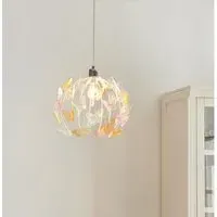Butterfly Cage Pendant Light - White