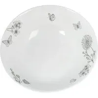 Butterfly Salad Bowl - White