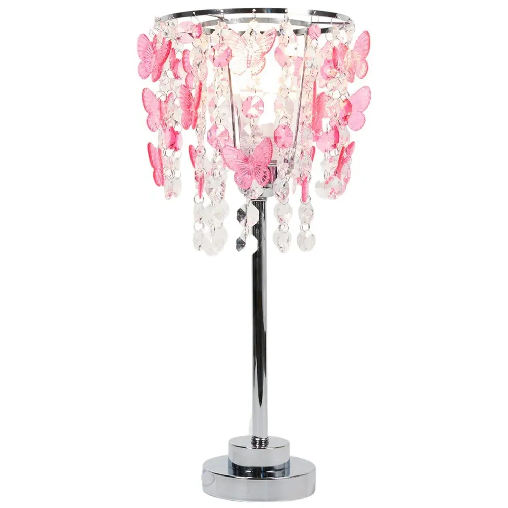 Butterfly Table Lamp - Pink