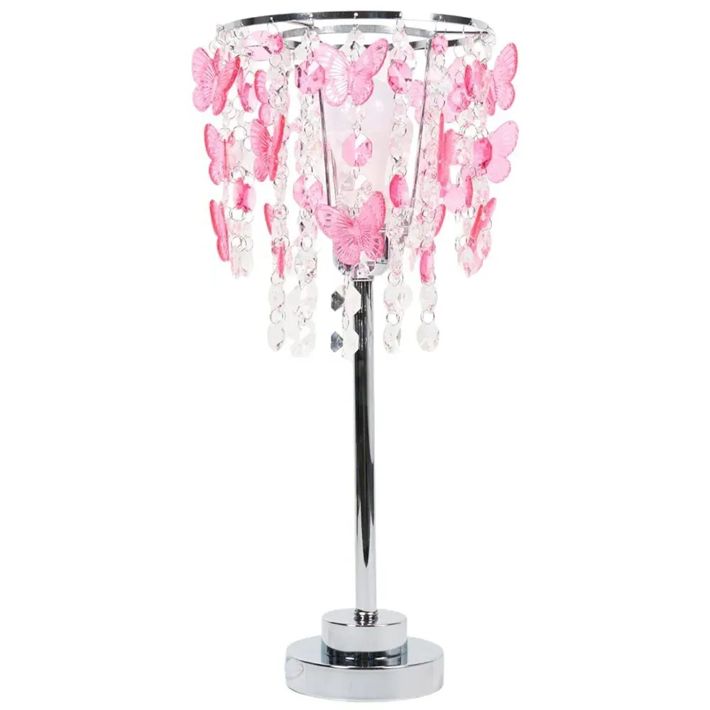 Butterfly Table Lamp - Pink