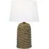 Byron Table Lamp - White, Rattan