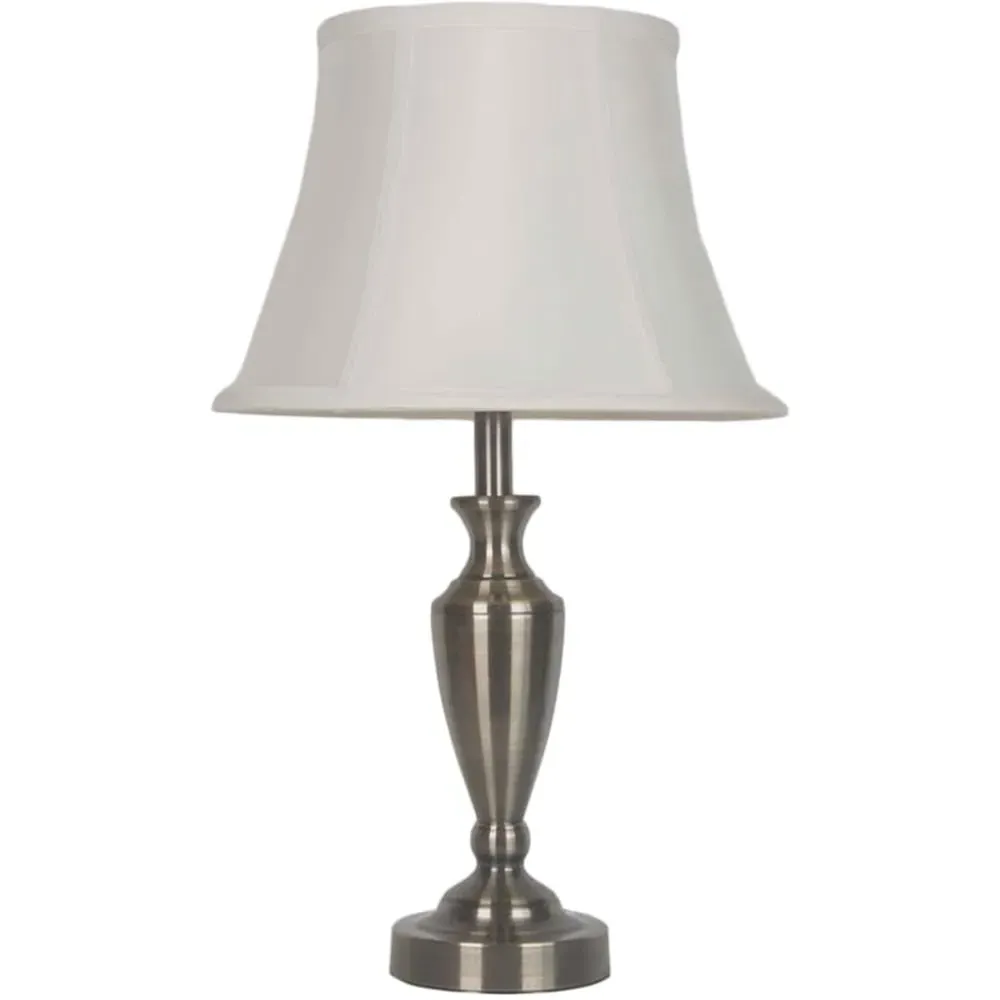Caden Table Lamp - Pewter, White Shade image