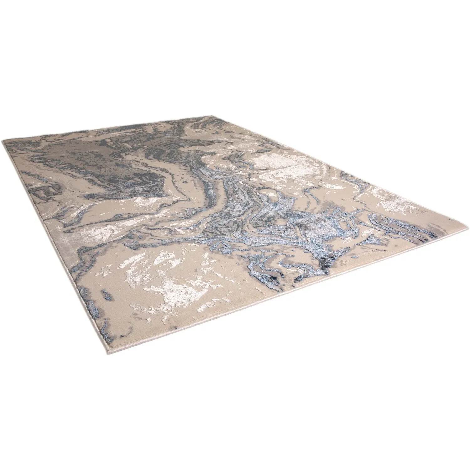 Cadiz Aqua Stone Rug - Aqua