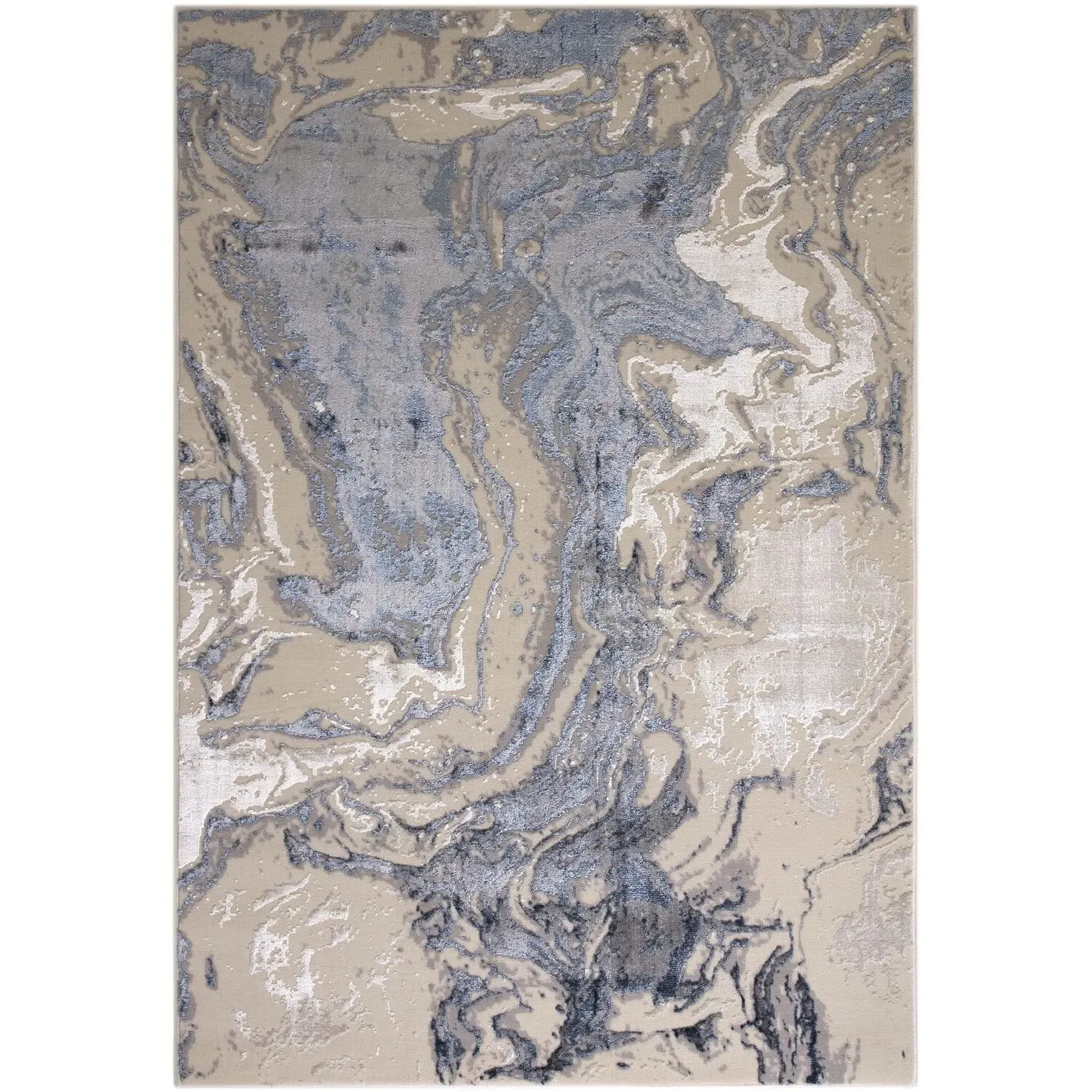 Cadiz Aqua Stone Rug - Aqua