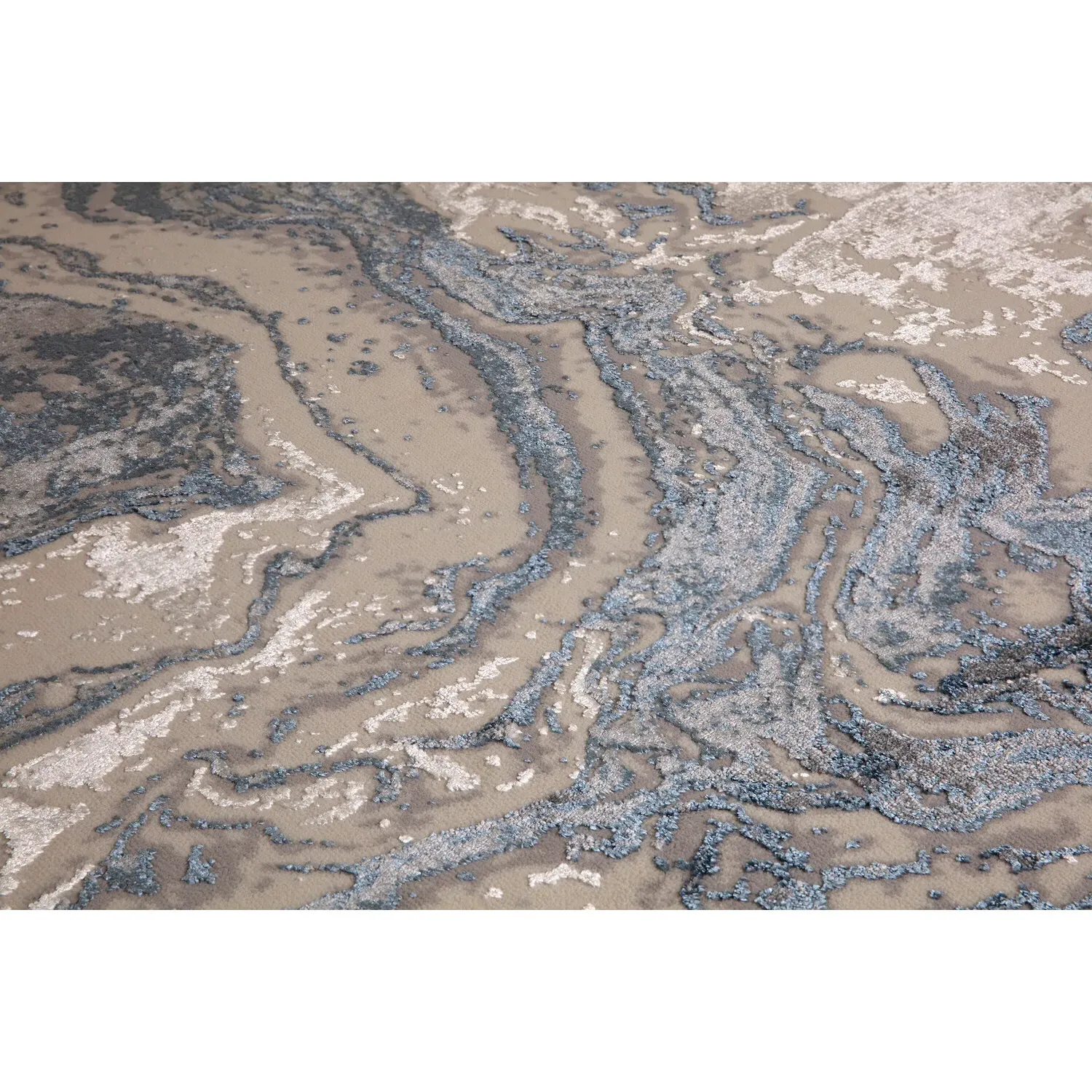 Cadiz Aqua Stone Rug - Aqua