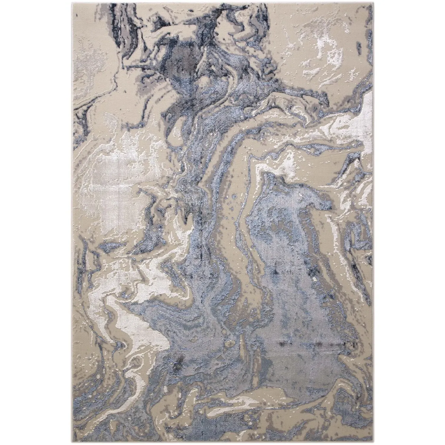 Cadiz Aqua Stone Rug - Aqua image