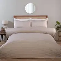 Cairo Jacquard King Duvet Set - Natural