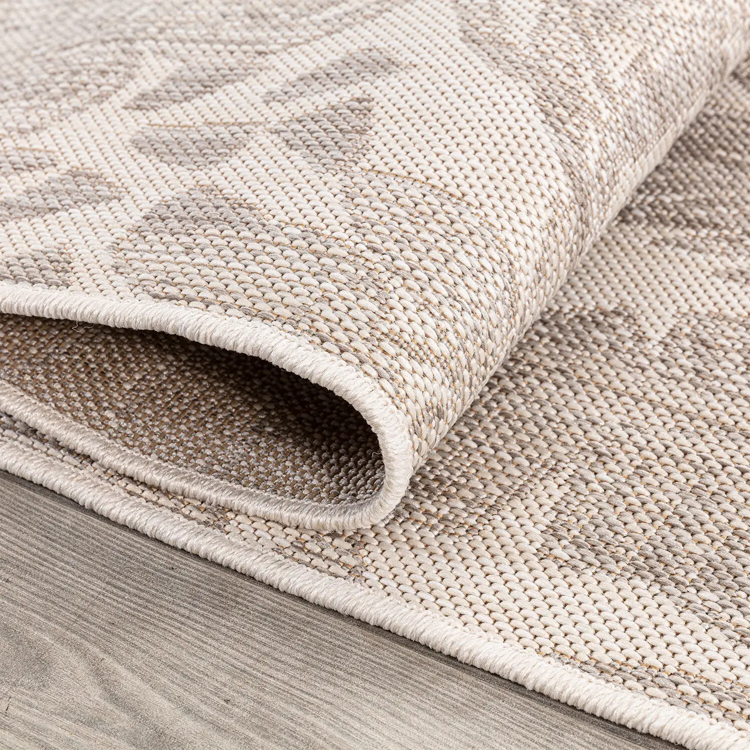 California Leaf Indoor Outdoor Rug - Neutral