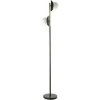 Callisto 2 Light Floor Lamp - Black, Gold