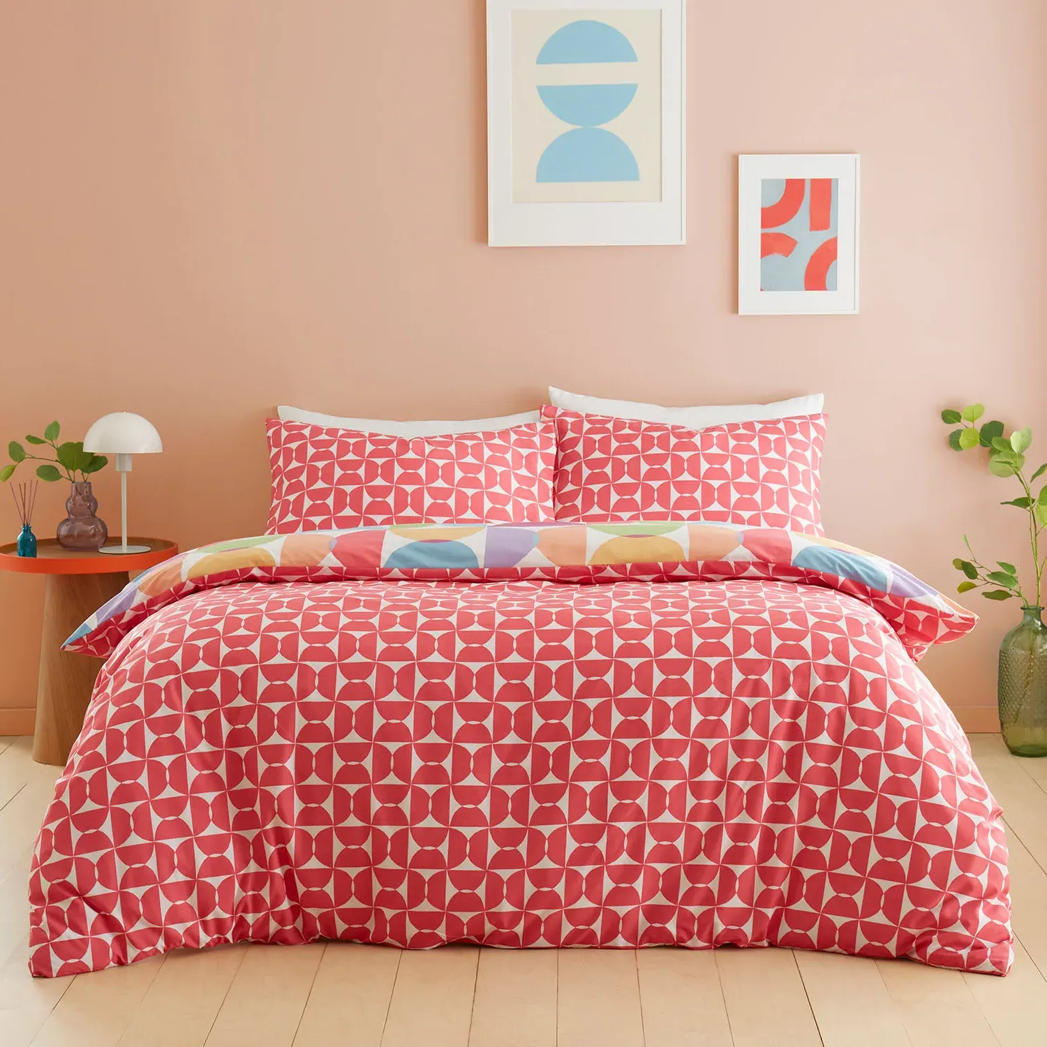 Calypso Geo Single Duvet Set - Multicolour