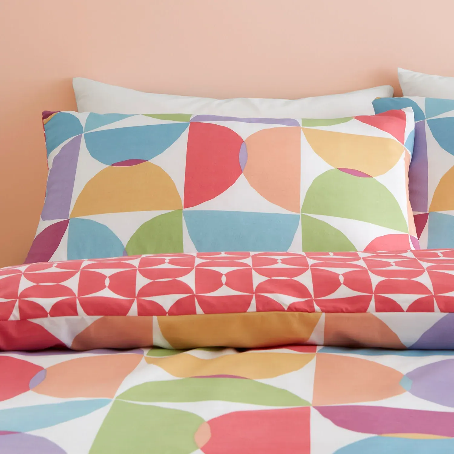 Calypso Geo Single Duvet Set - Multicolour