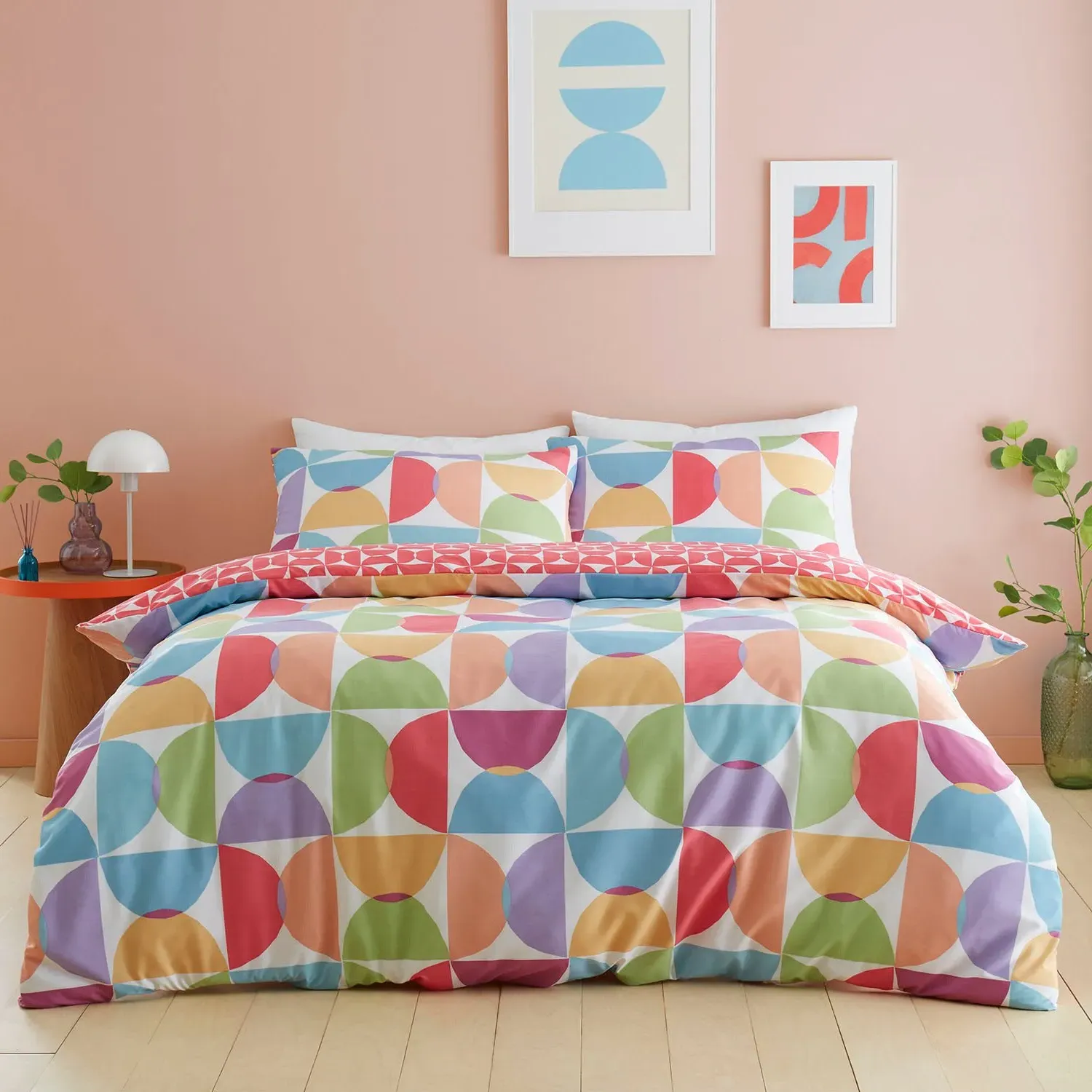 Calypso Geo Single Duvet Set - Multicolour image