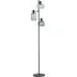 Camborne 3 Light Floor Lamp - Black