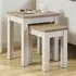 Cambridge Nest of Tables Set of 2 - Grey, Oak