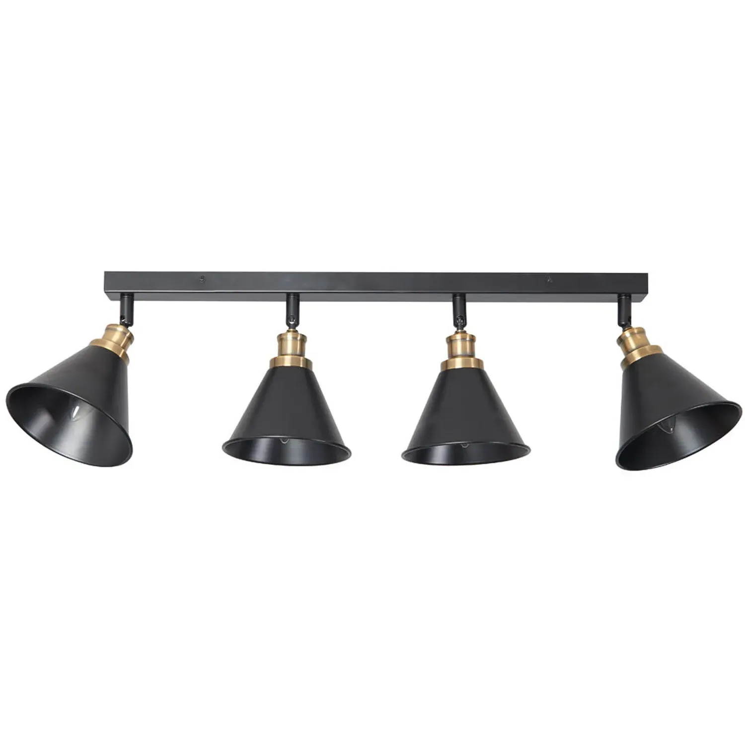 Camden 4 Light Ceiling Light - Black