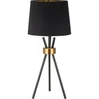 Camden Tripod Table Lamp - Black, Gold
