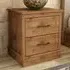 Camford 2 Drawer Bedside Table - Brown