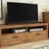 Camford 2 Drawer Large TV Unit - Brown, Mexican Pine