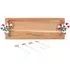 Candy Cane Acacia Cheeseboard Set - Natural