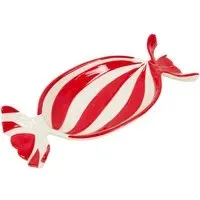 Candy Cane Sweet Tray - Red and White