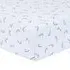 Candy Canes Fitted Sheet - White