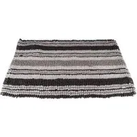 Candy Stripe Bath Mat - Grey