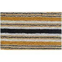 Candy Stripe Bath Mat - Ochre