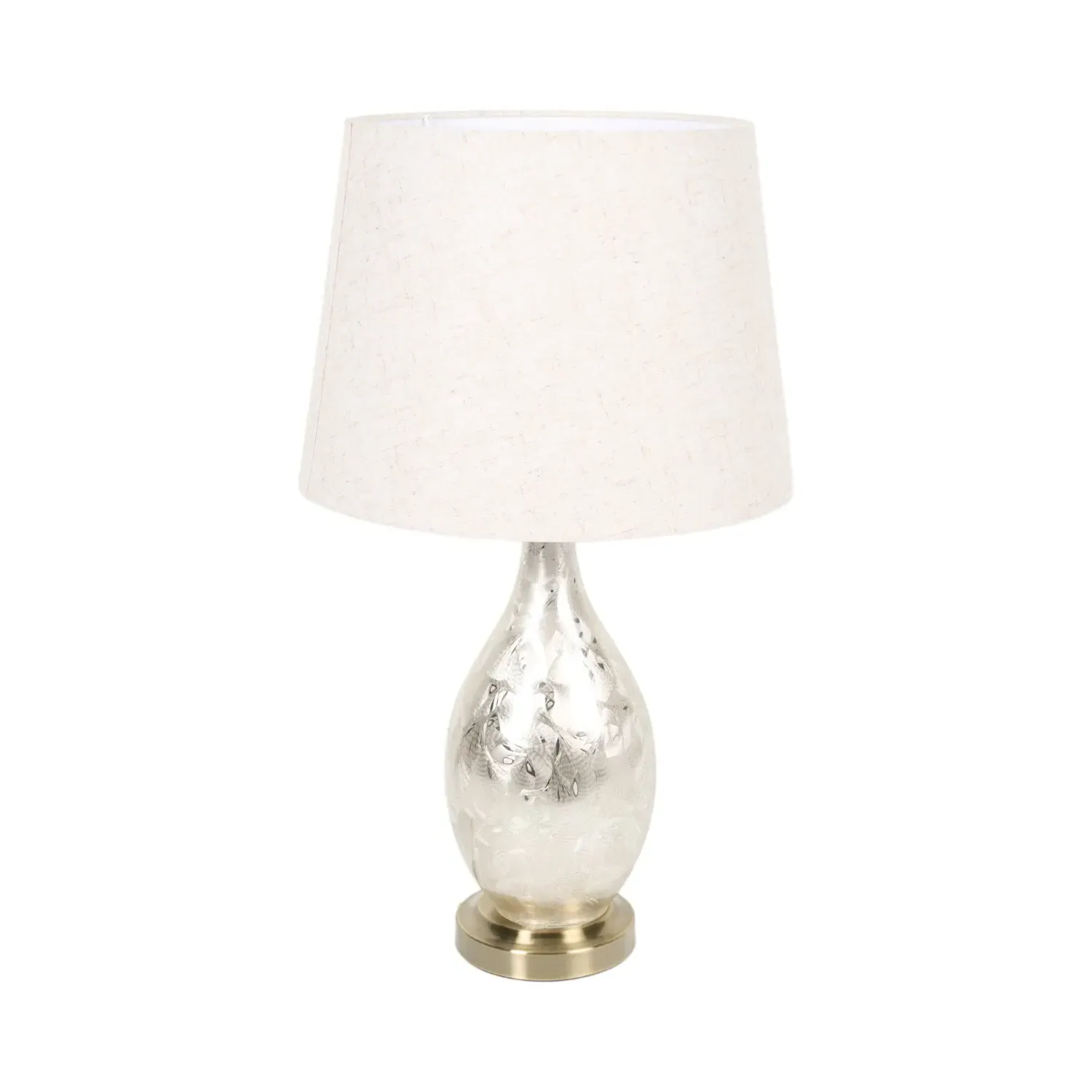 Cara Table Lamp with Antique Finish - Chrome