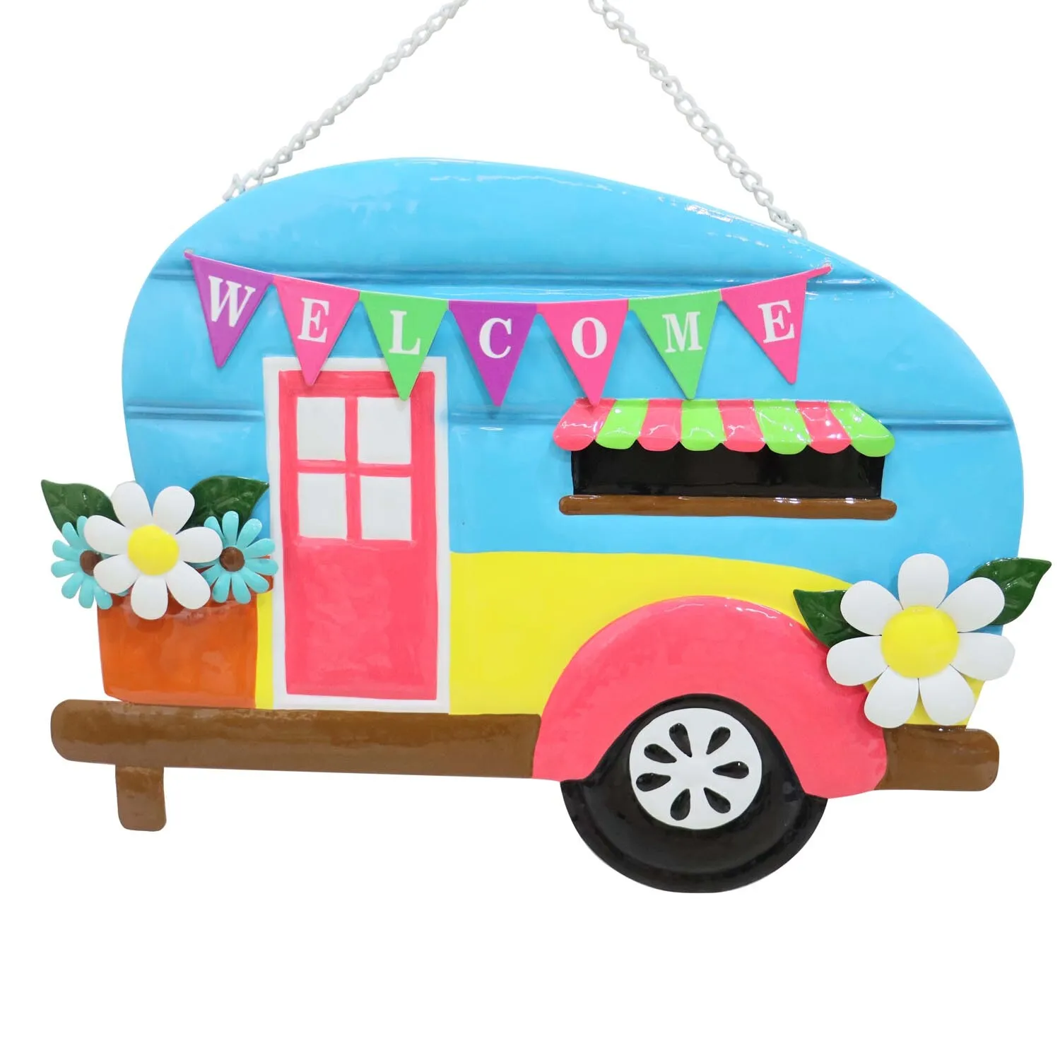 Caravan Plaque - Blue