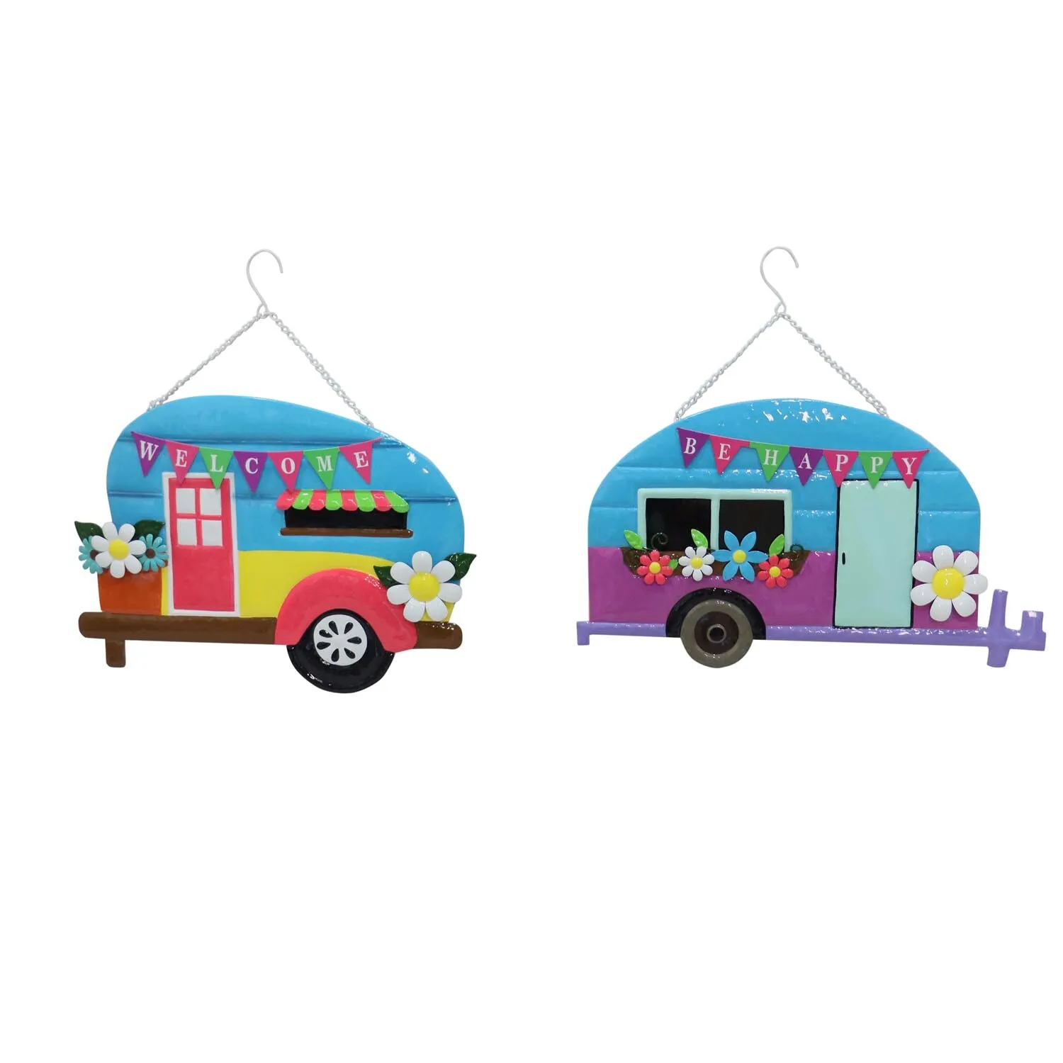 Caravan Plaque - Blue