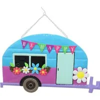 Caravan Plaque - Blue