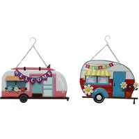 Caravan Plaque - Multicolour