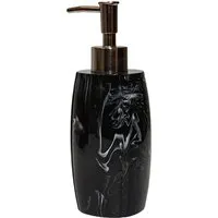 Carrara Marble Effect Soap Dispenser - Black