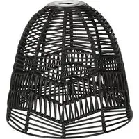 Casper Small Rattan Shade - Black